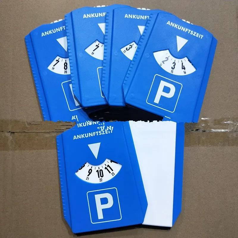 3-in-1 Car Parking Timer Ice Scraper Plastic Parking Sign PP
