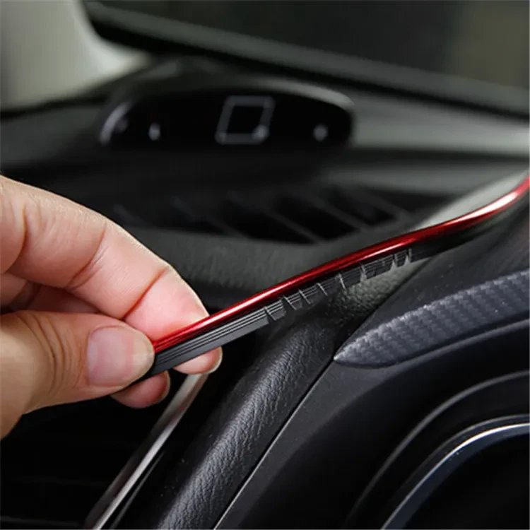 PVC Car Dashboard and Door Panel Trim Strip Decorative Line 5M