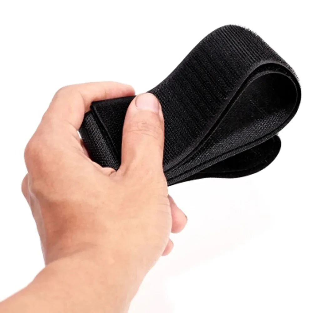 Durable Nylon Car Strap Fire Extinguisher Fixing Belt Black 4PCS Set