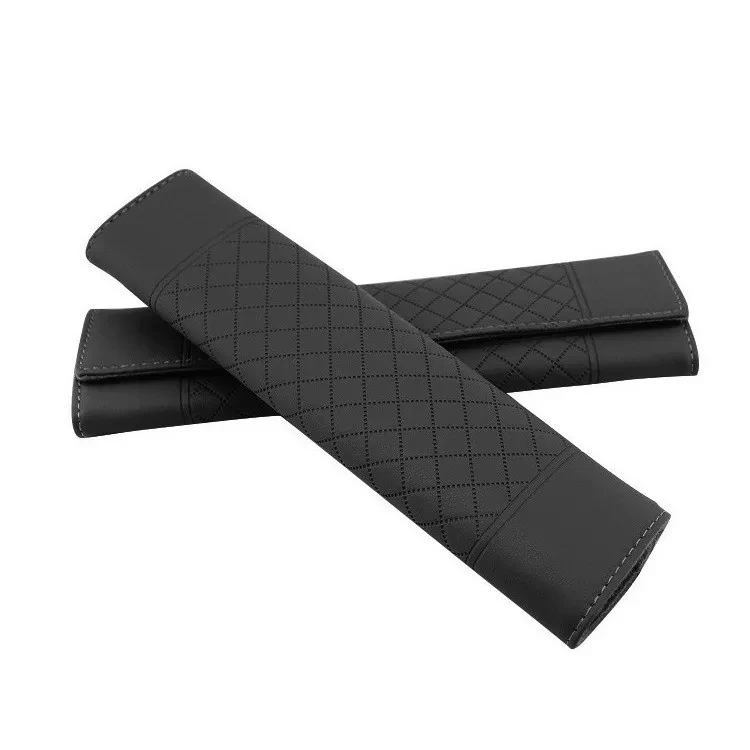 Cute Leather Cartoon Car Seat Belt Shoulder Pad for Kids