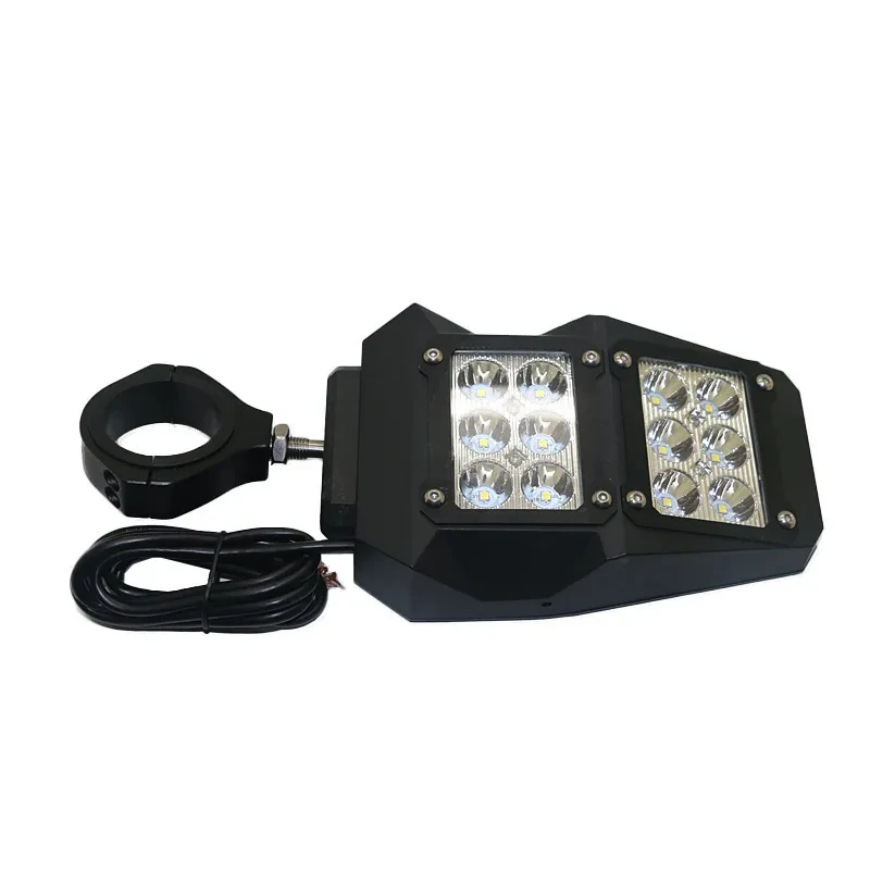 Tri-Color Illuminated 2-Inch Spherical Rearview Mirror Reflector