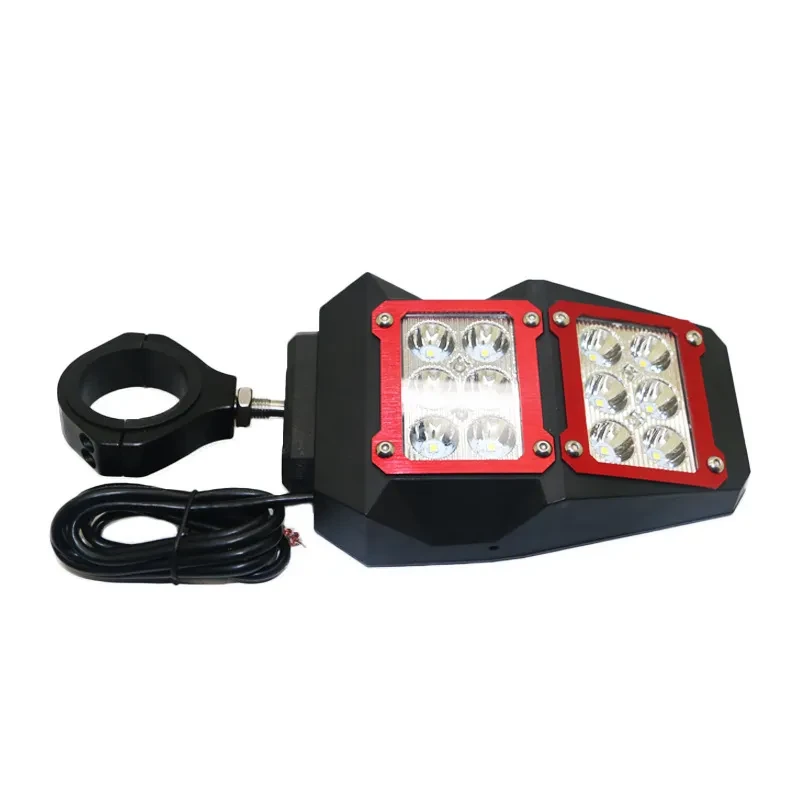 Tri-Color Illuminated 2-Inch Spherical Rearview Mirror Reflector