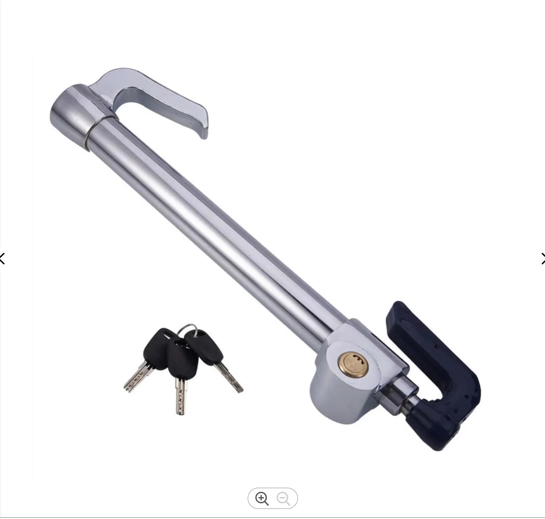 Heavy-Duty Telescopic Car Steering & Clutch Anti-Theft Lock