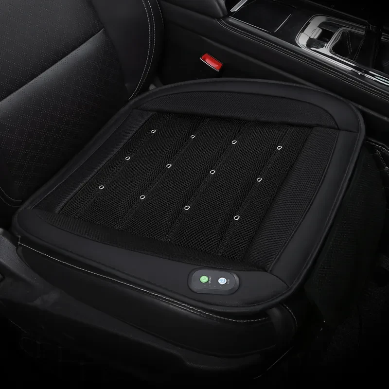 Ice Silk Summer Car Seat Cushion with Cooling Airflow