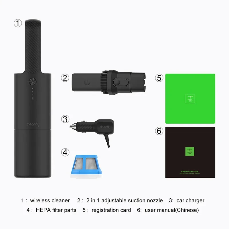 TurboJet Mini Cordless Vacuum Stick for Car & Home Cleaning