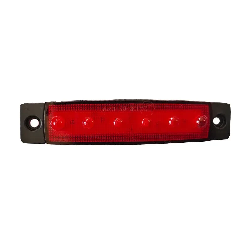 6-LED Truck Side Marker Lights – Red & Green Strip Set