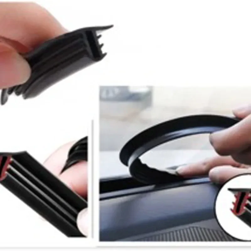 Universal Rubber Console Gap Filler Strip for Car Interiors