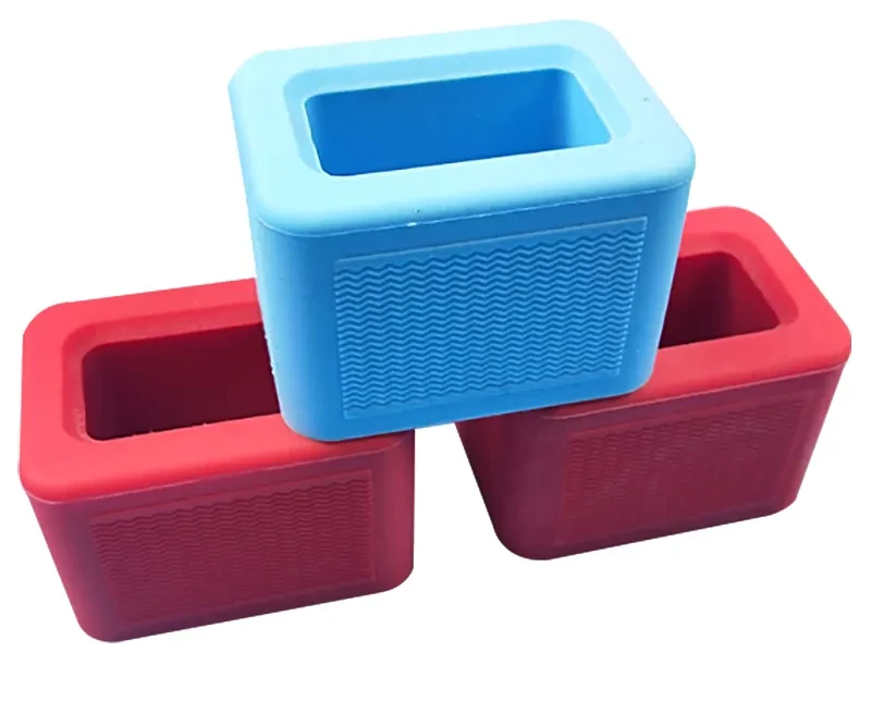 Silicone Car Seat Belt Clip for Child & Elder Safety – Red/Blue