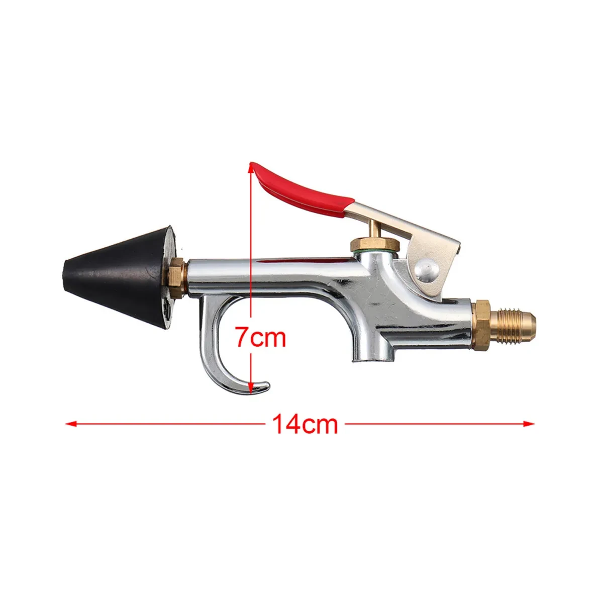 Nickel-Plated Car AC Cleaning Spray Gun – No Disassembly Required