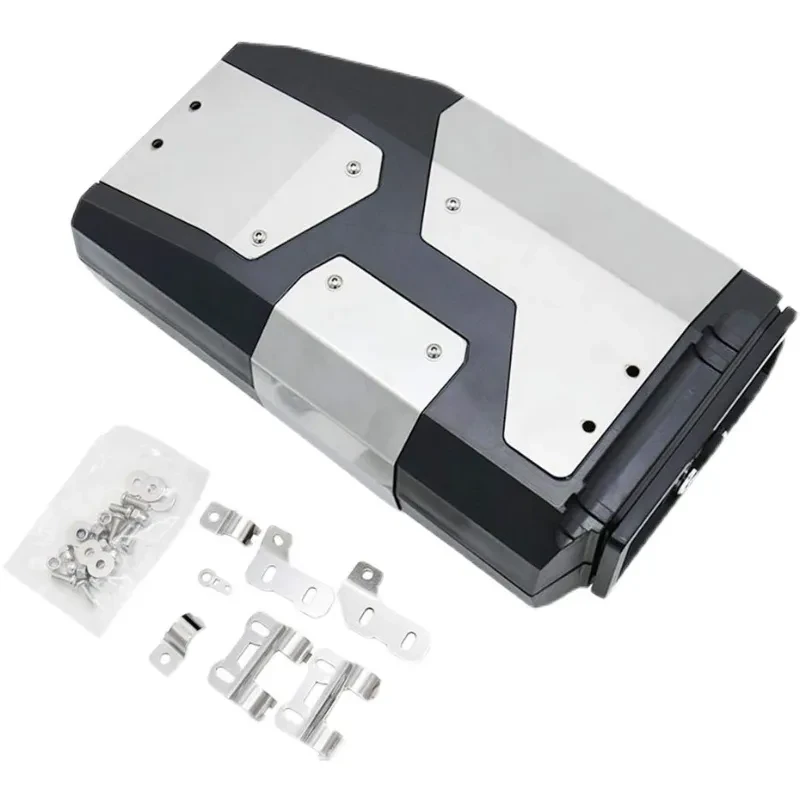 Stainless Steel Motorcycle Trunk – 4.2L Non-Destructive Mount