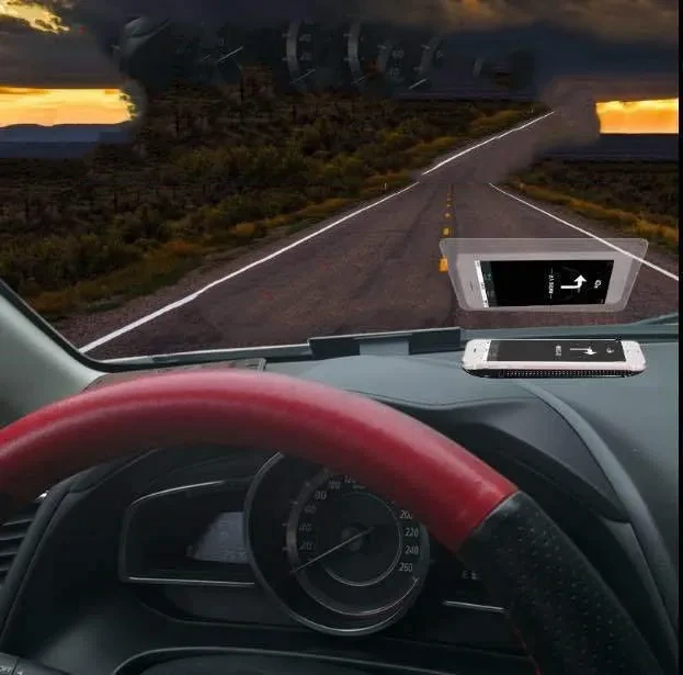Clear Car HUD Overlay Film – Anti-Glare Protective Navigation Screen