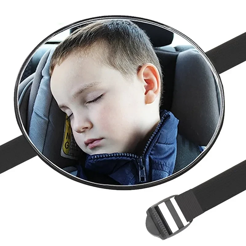 Infant Car Seat Mirror – Adjustable Rearview Baby Safety Glass