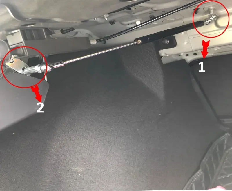 Heavy-Duty Trunk Hydraulic Gas Spring Lift Support for Car Boot