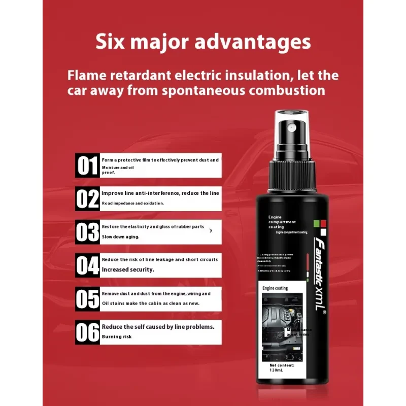 Engine Protective Coating Agent 120ml for Dust & Moisture Protection