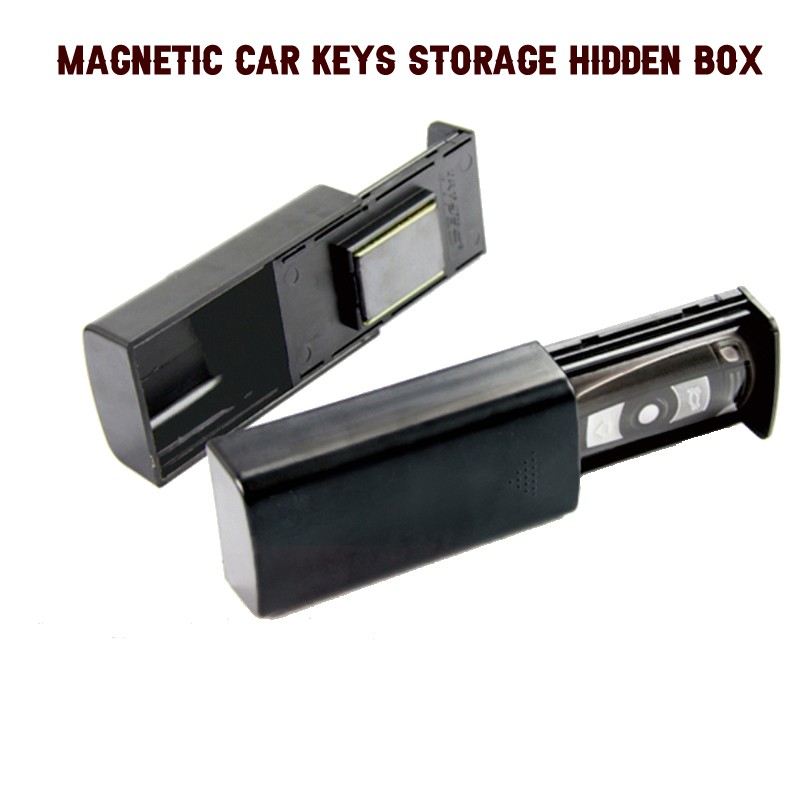 Magnetic Car Key Storage Box Hidden Under Chassis Key Holder