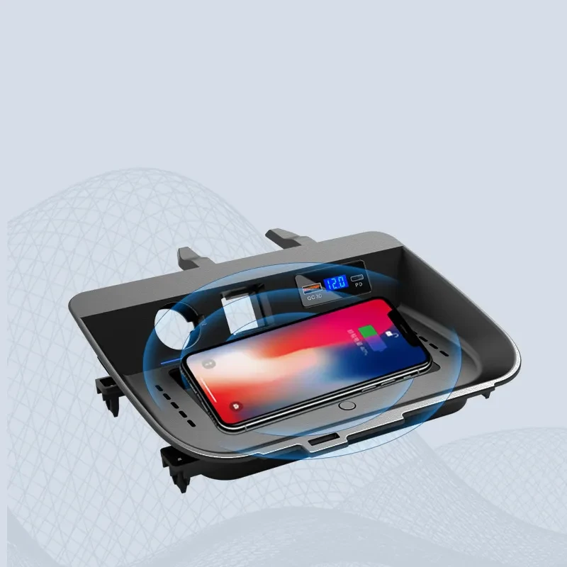 Smart On/Off Wireless Car Charger for Fast Mobile Charging