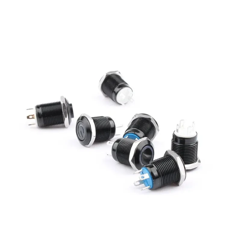 Durable Metal Push Switch with Indicator Light for Waterproof Control