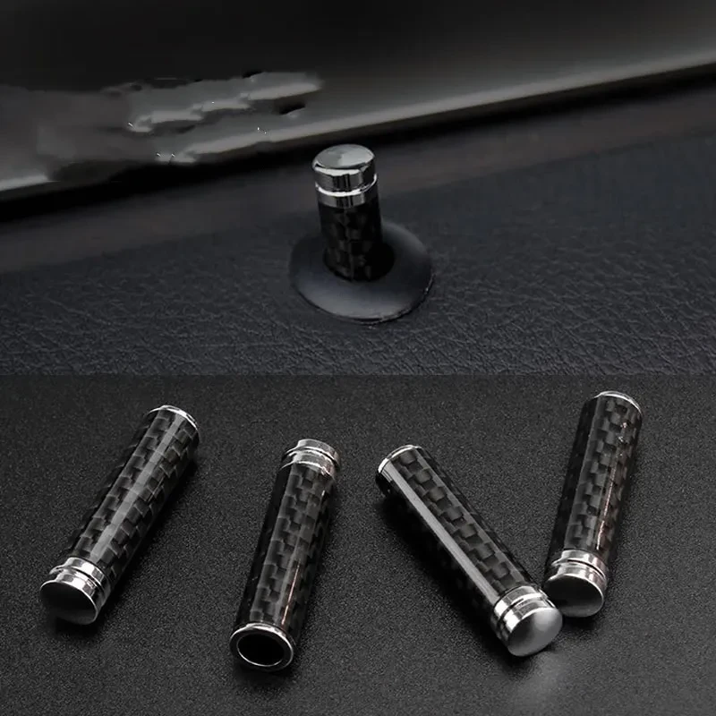 Premium Automotive Door Grip Kit – Carbon Fiber Style Upgrade