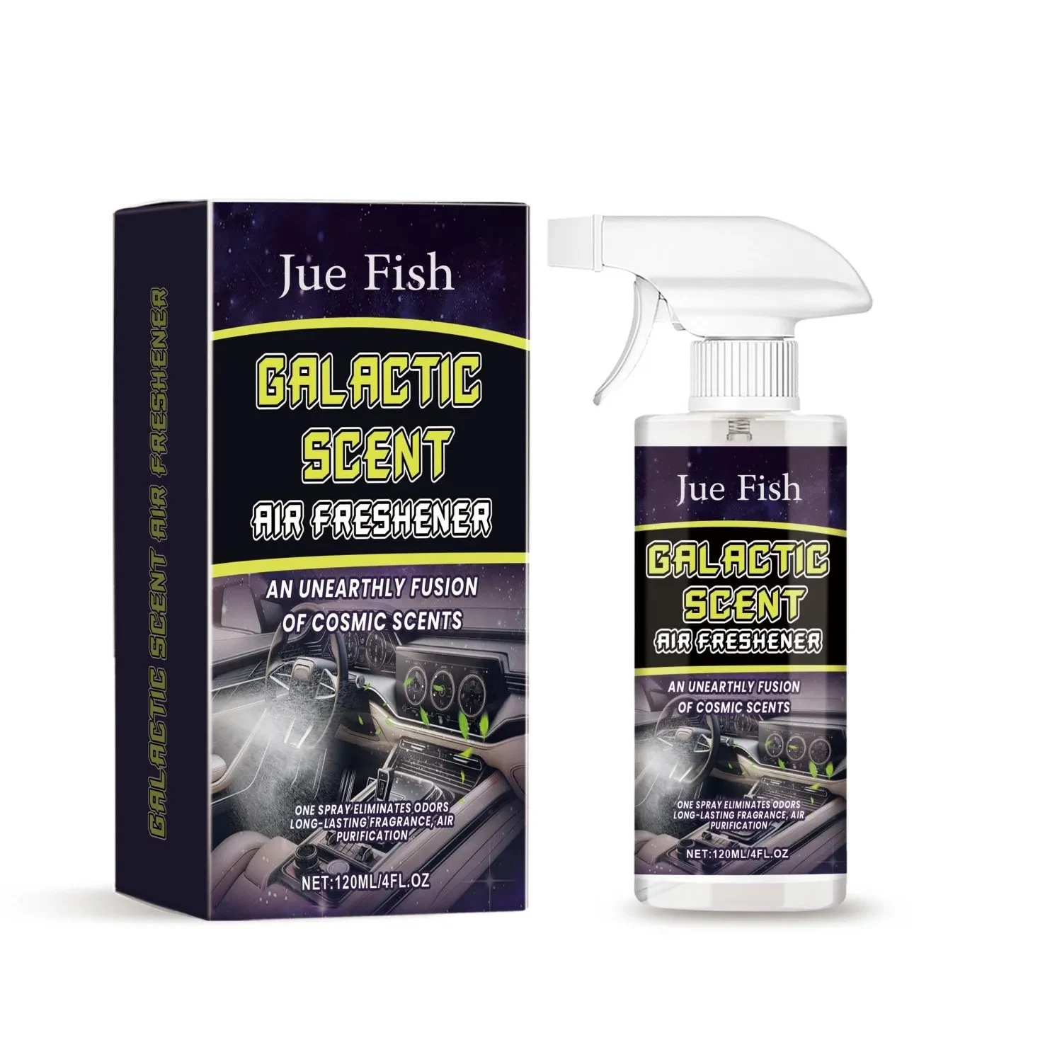 Jue Fish Galactic Car Air Freshener – Premium Scent & Cabin Deodorizer