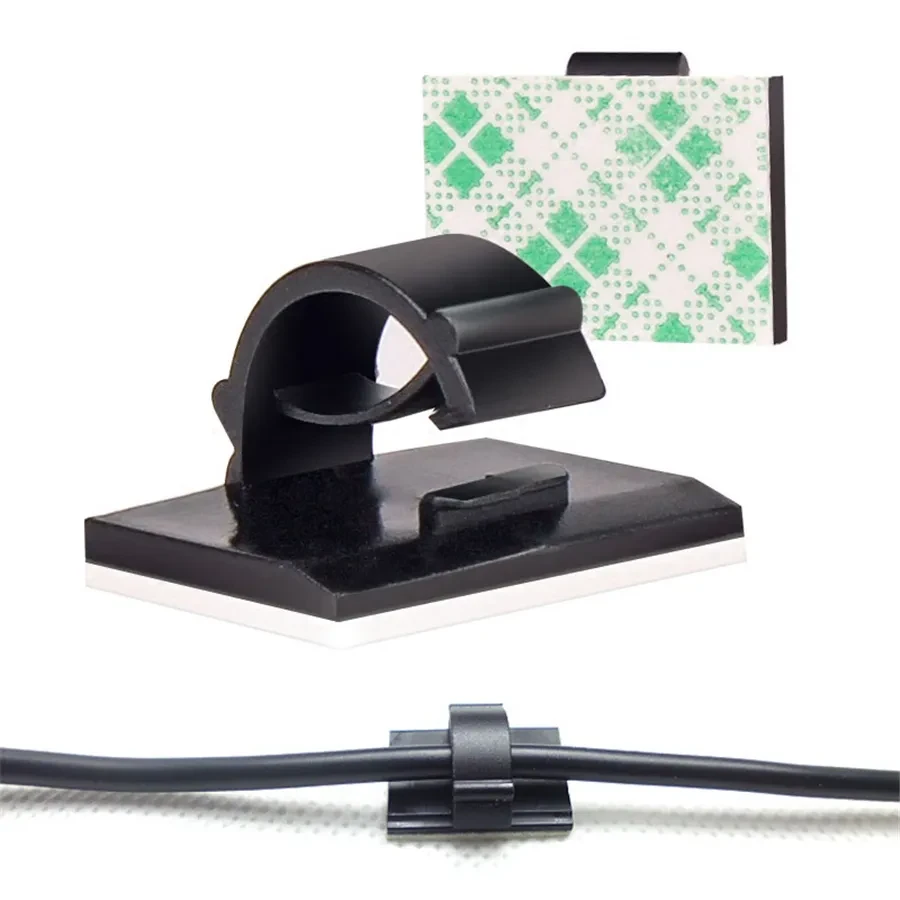 Self-Adhesive Cable Clip for Car, Home & Office Wire Management