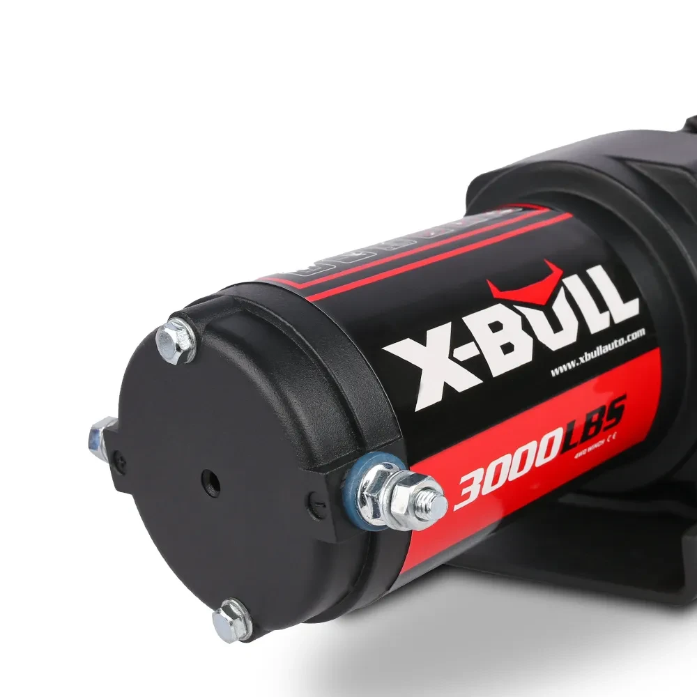 X-Bull 3000lb Electric Winch with Nylon Rope – Off-Road Rescue Tool