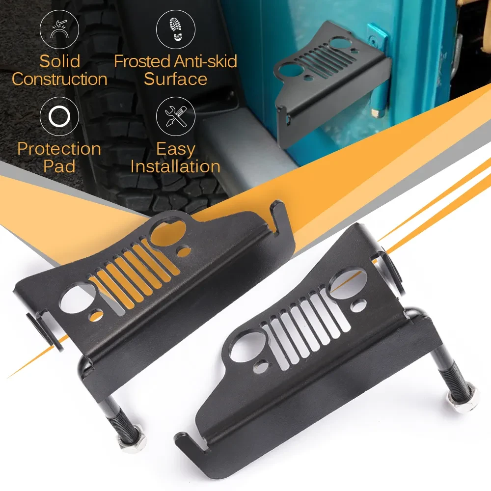 Jeep Wrangler Front Plug-In Pedal for Driver and Passenger Side