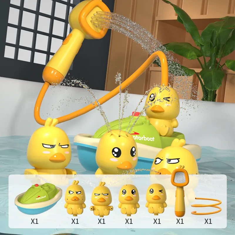 Electric Rotating Duck Bath Toy
