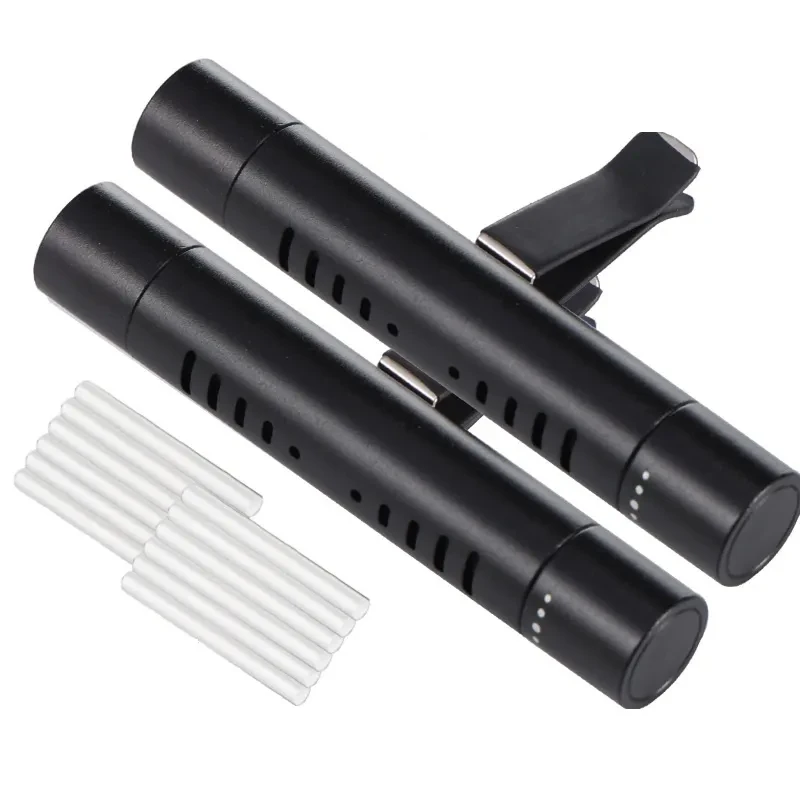 Premium Metal Car Vent Aroma Stick with Odorless Incense Refills