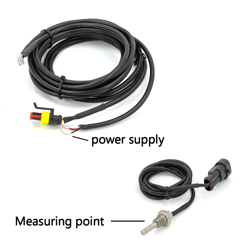 Ultra-Thin 52mm Red LED Gauge for Precision Temperature Monitoring