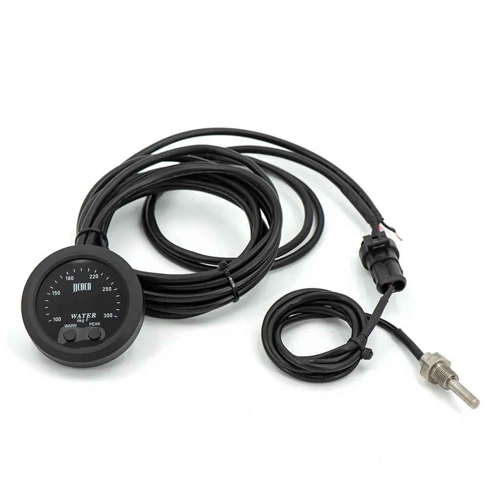 Ultra-Thin 52mm Red LED Gauge for Precision Temperature Monitoring