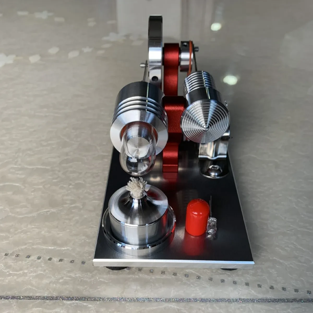 Miniature Stirling Steam Engine Toy – Educational Motor for Kids & Adults