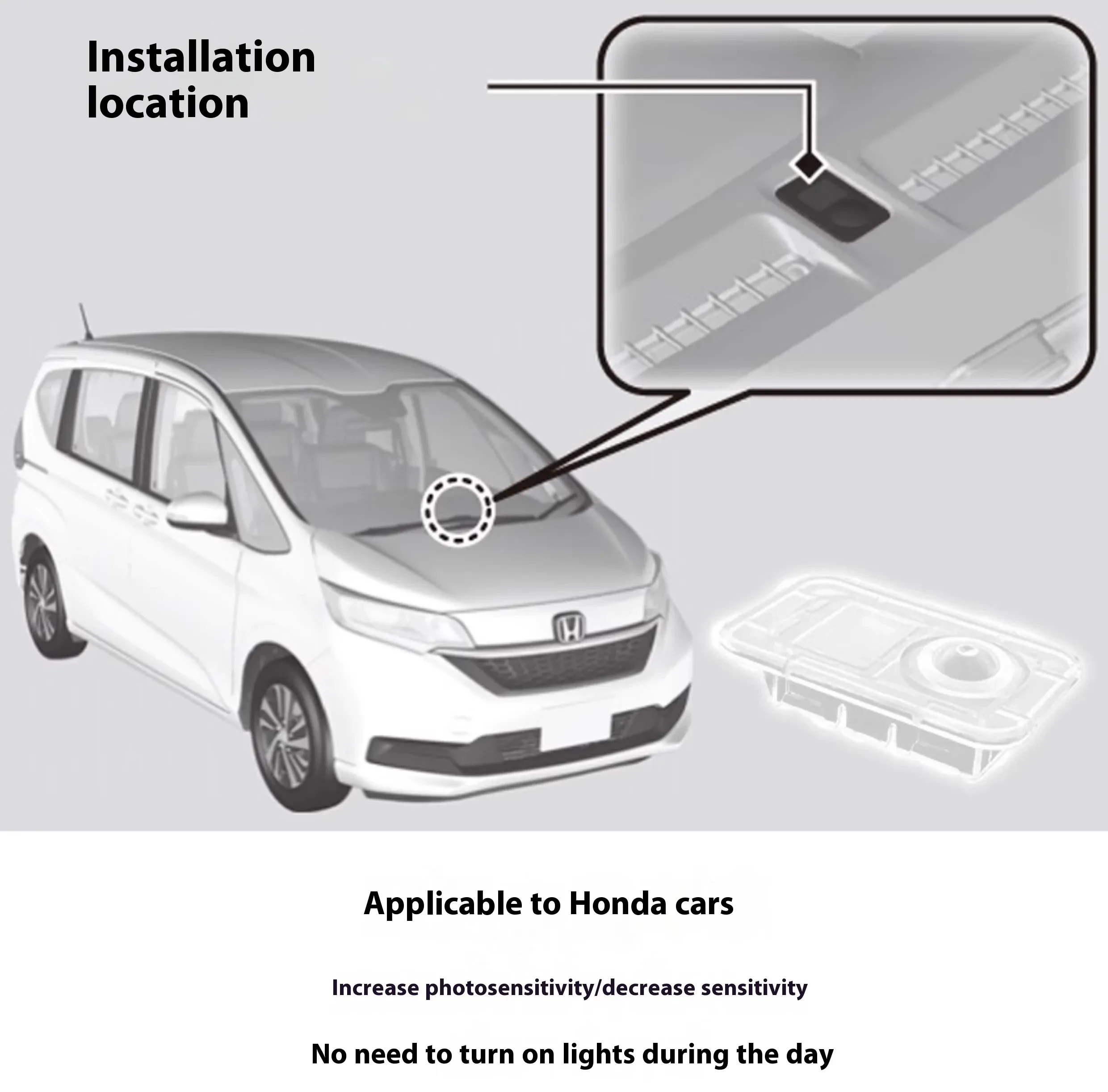 Honda Automatic Headlight Sensor Cover – CRV, Civic & Jade