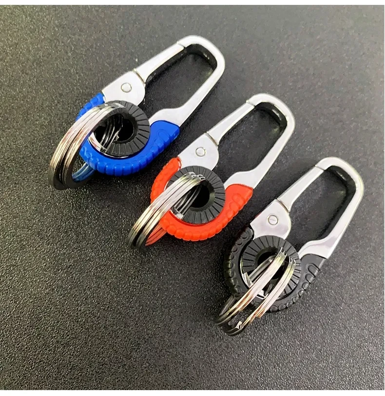 Modern Minimalist Zinc Alloy Key Holder for Cars & Office Use