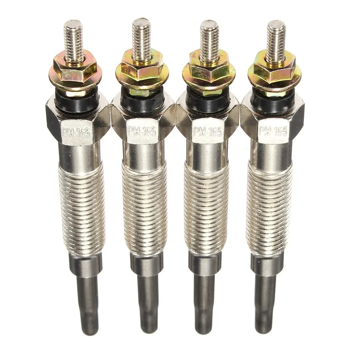 4-Piece Diesel Glow Plug Set for Mitsubishi 4M40 Engines