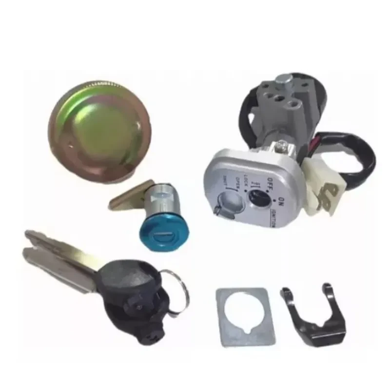 Motorcycle Engine Start Lock with ABS Housing for Secure Ignition