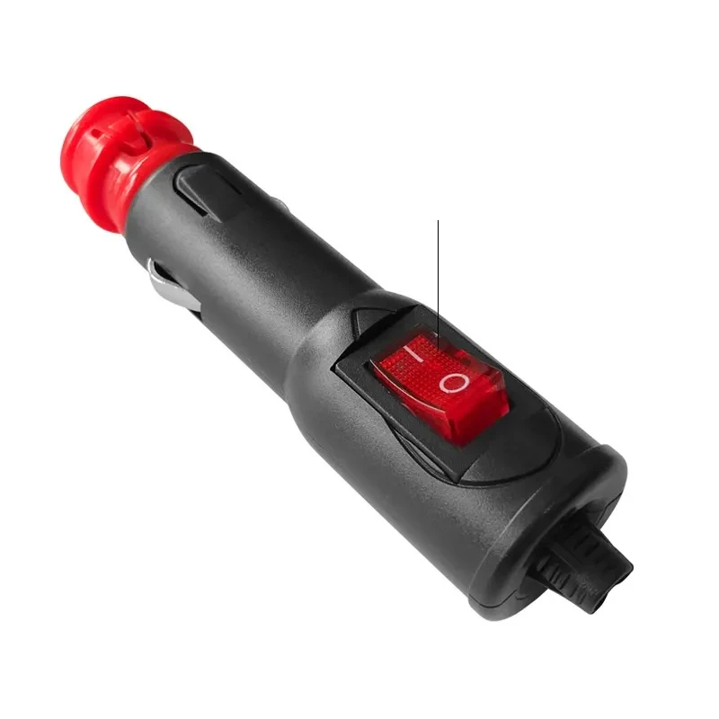 High-Power Pure Copper Car Cigarette Lighter with Red Headband