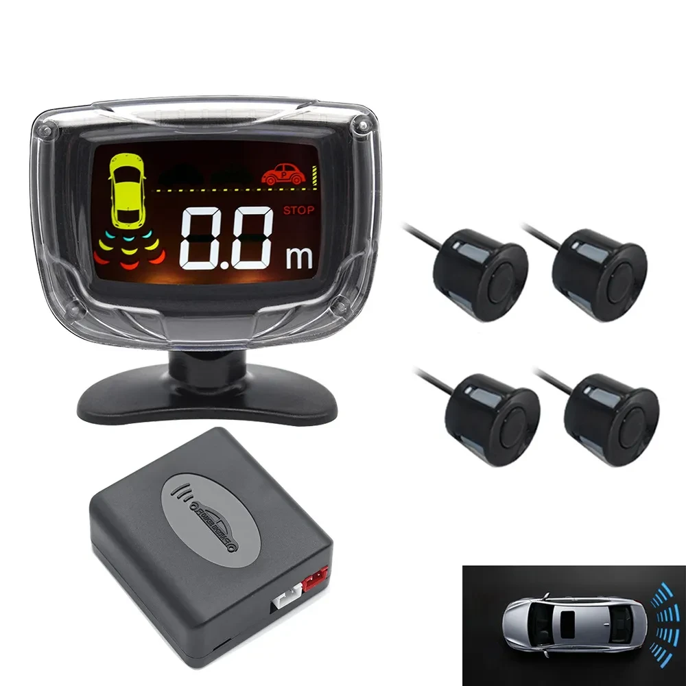 Intelligent Wireless Car Reversing Sensor with LED Display & Voice Alert