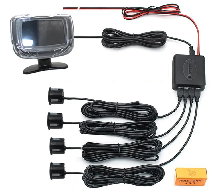 Intelligent Wireless Car Reversing Sensor with LED Display & Voice Alert