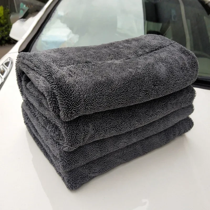 Premium Braided Microfiber Car Wash Cloth for Scratch-Free Cleaning