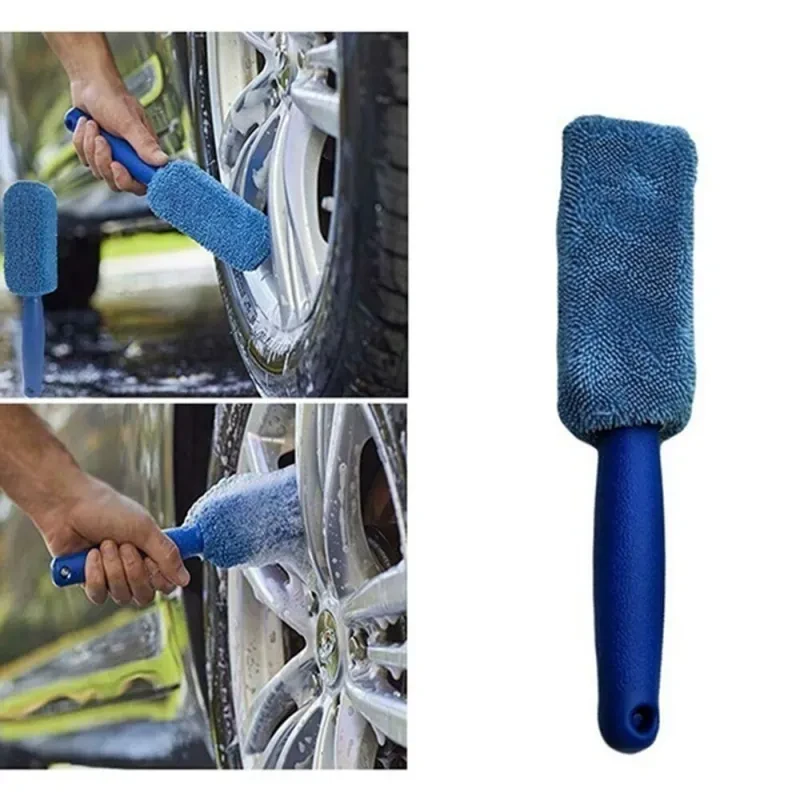 Scorpion Microfiber Tire Scrubber – Gentle Long-Handle Car Brush