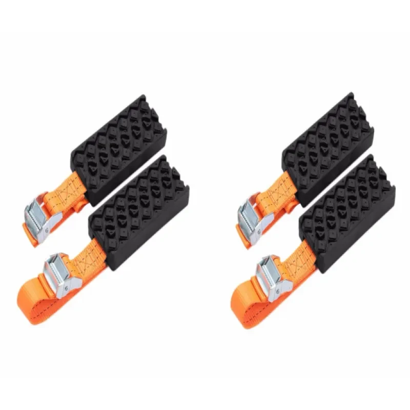 Adaptive Road-Grip Snow Traction Bands for Winter Tires