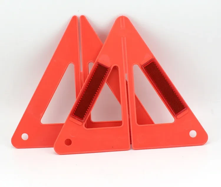 Automobile Safety Triangle Warning Sign – Reflective Emergency Frame