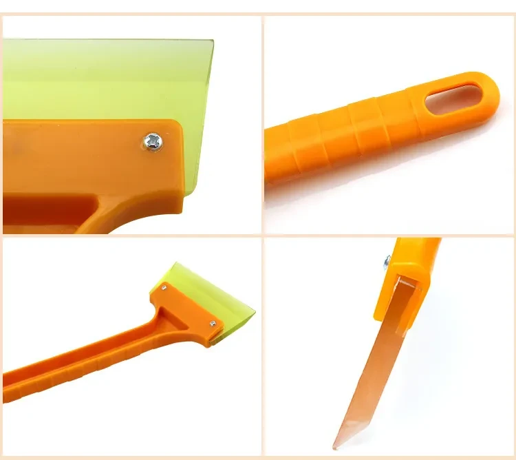 Yellow Winter Ice Scraper & Car Snow Shovel for Easy Snow Removal