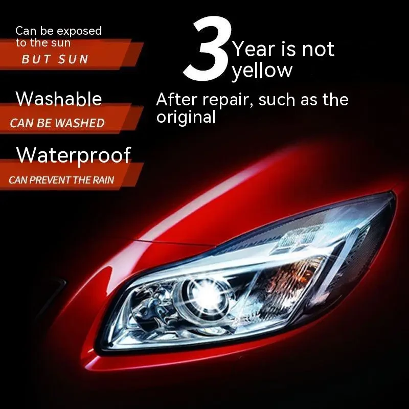 Car Headlight Restoration Gel – 100ml Clear Lens Repair Solution