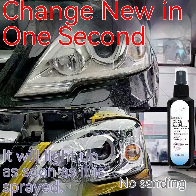 Car Headlight Restoration Gel – 100ml Clear Lens Repair Solution