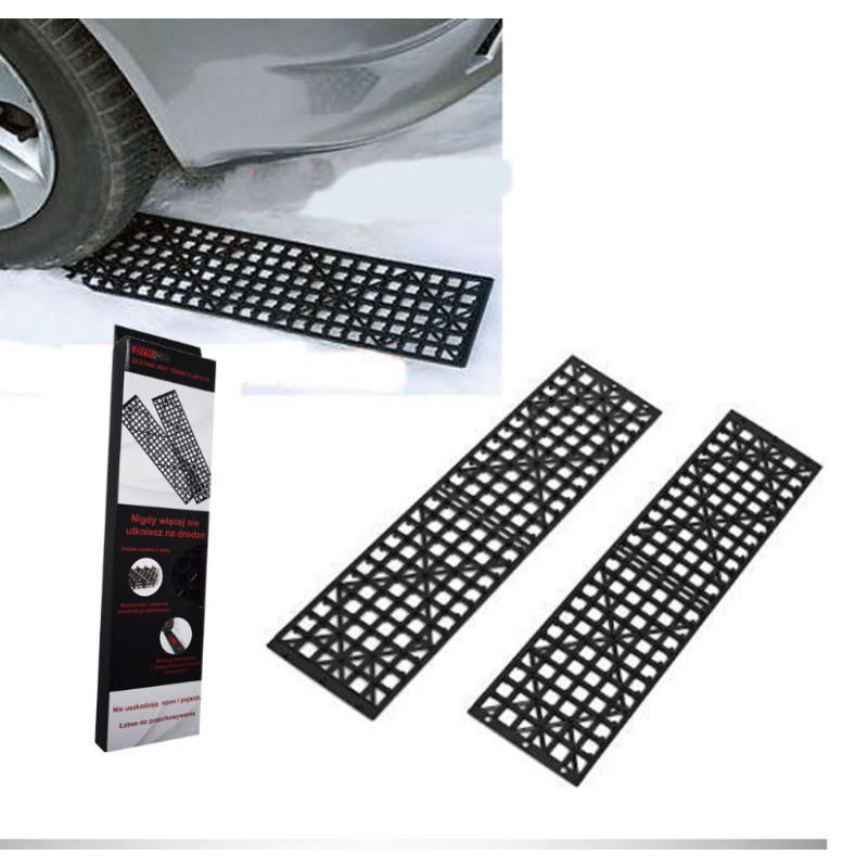 TrailMate Off-Road Tire Recovery Plates – Self-Rescue Snow & Mud Pair