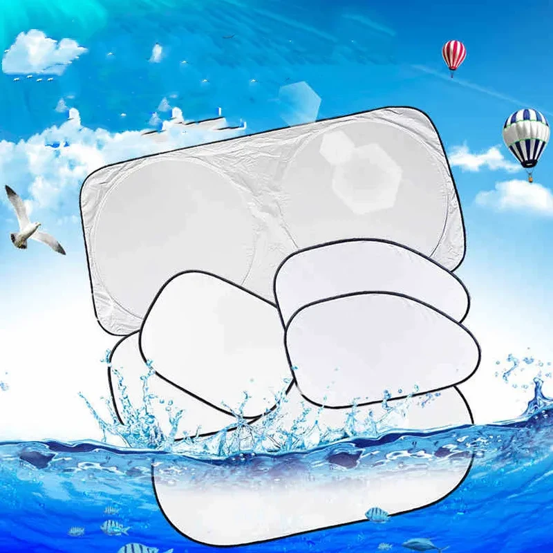 Silver-Coated Car Heat Shield Light Curtain for UV & Temperature Control