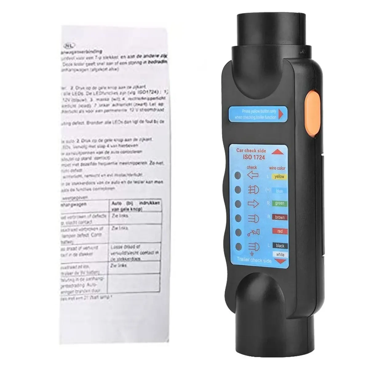 12V Trailer Signal Tester for RV & Truck Wiring Diagnostics