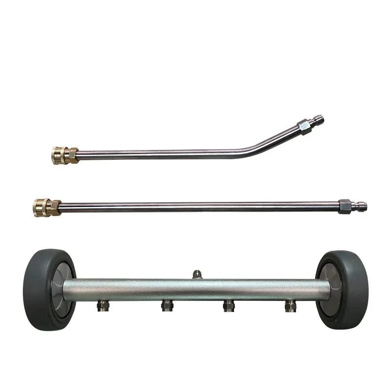 Dual-Function Car Chassis Spray Nozzle – 4 Stainless Steel Jets