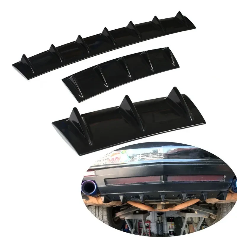 Aerodynamic Shark Fin Rear Spoiler with 3-Tooth Sport Design